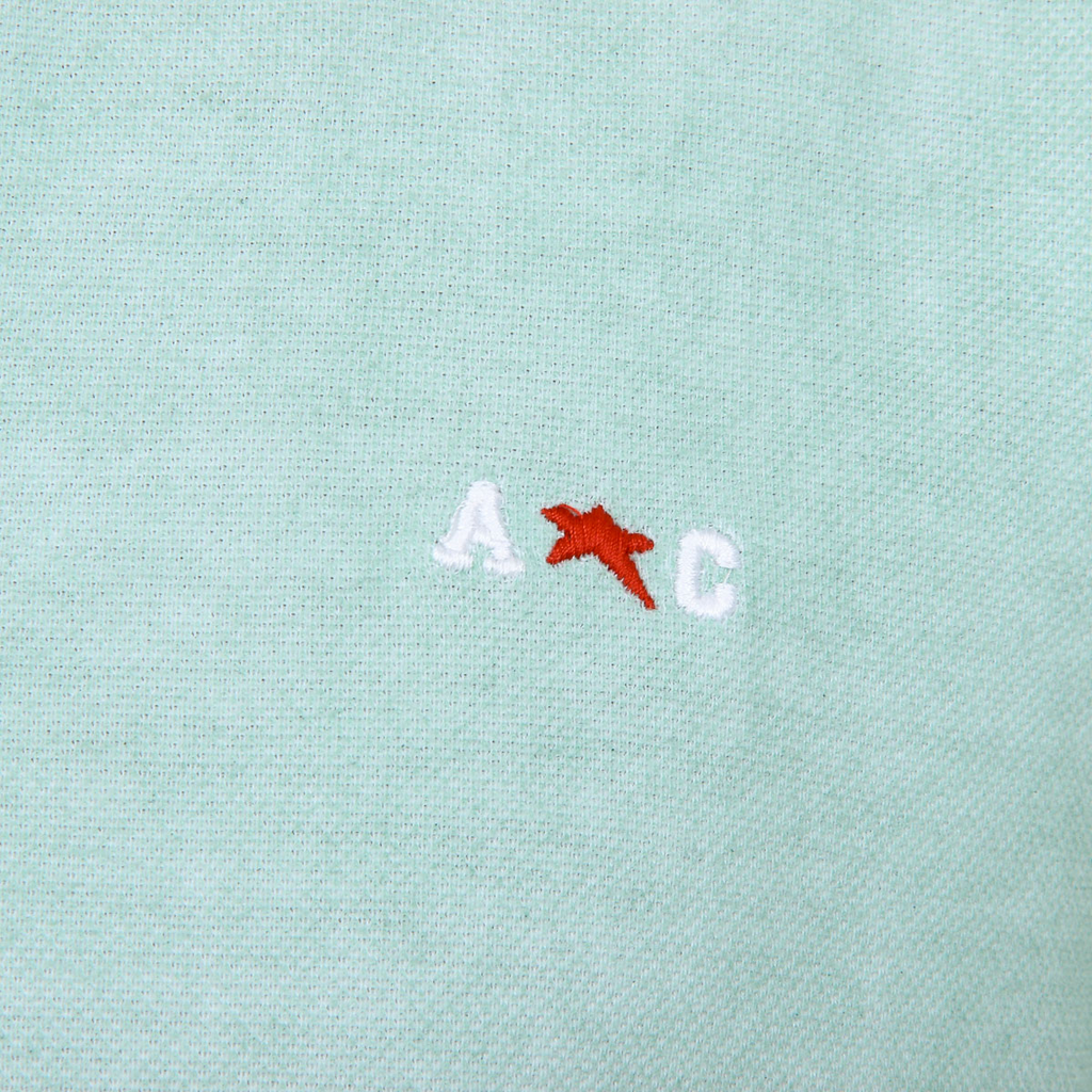 Polo Andrew Charles para hombre de manga corta verde SIMBA