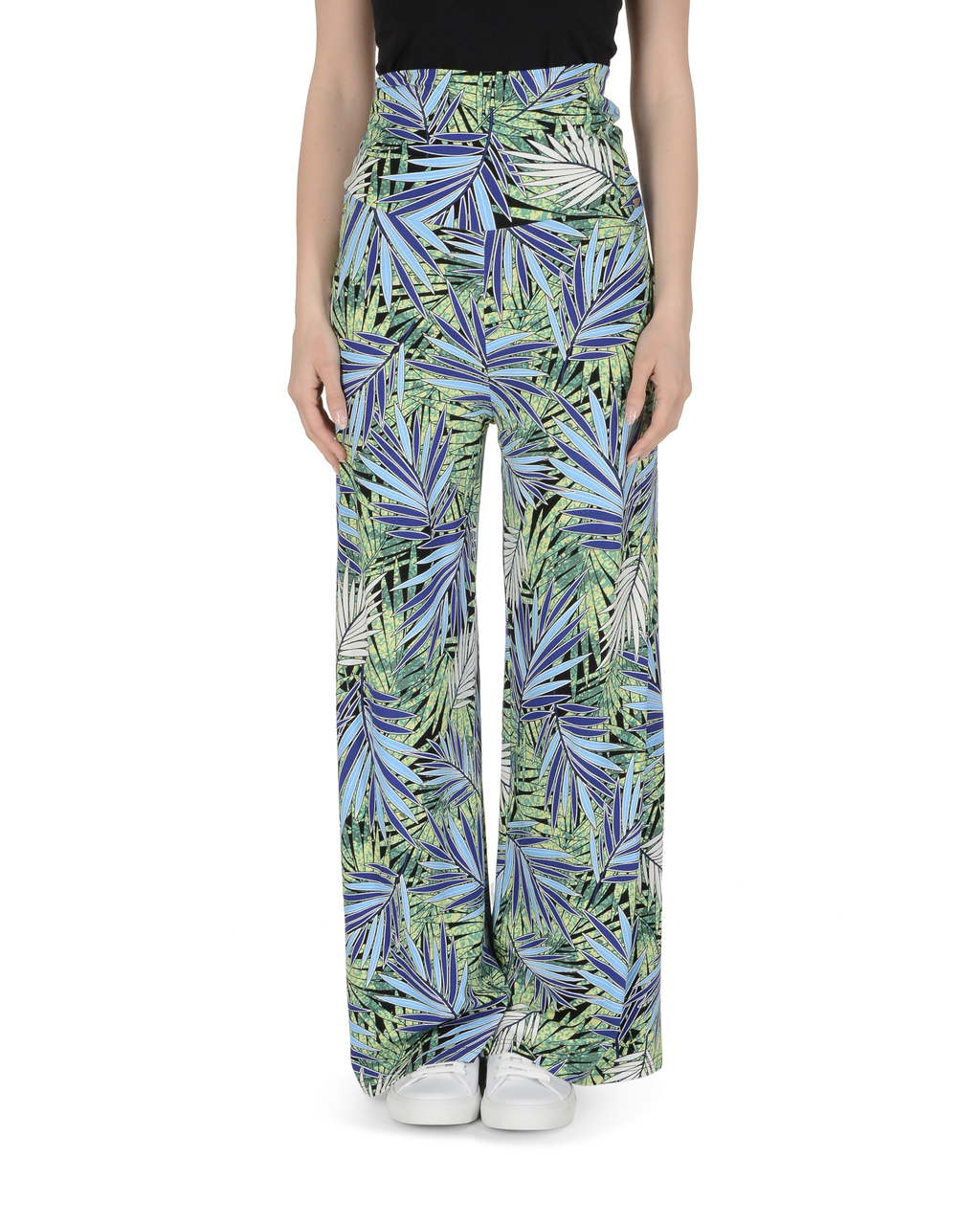 19V69 Italia Pantalones de mujer Multicolor PINO BLUE MULTI