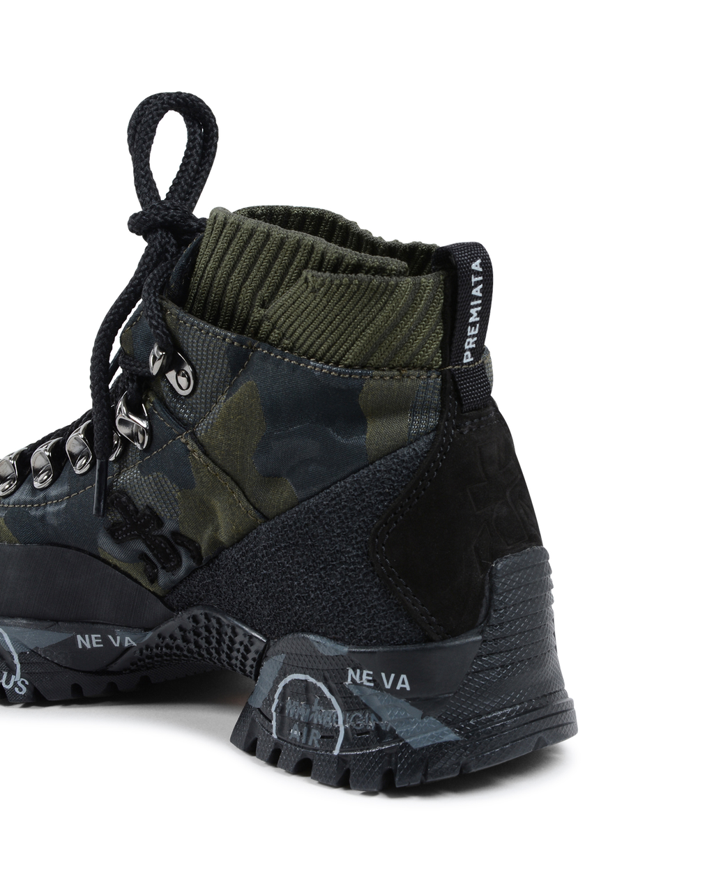 Premiata Womens Trekking Sneaker Military Green LOUTRECK 124