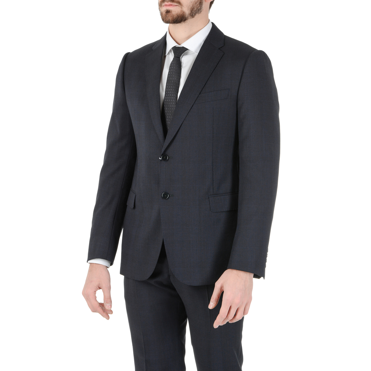 Armani Collezioni Mens Suit Black