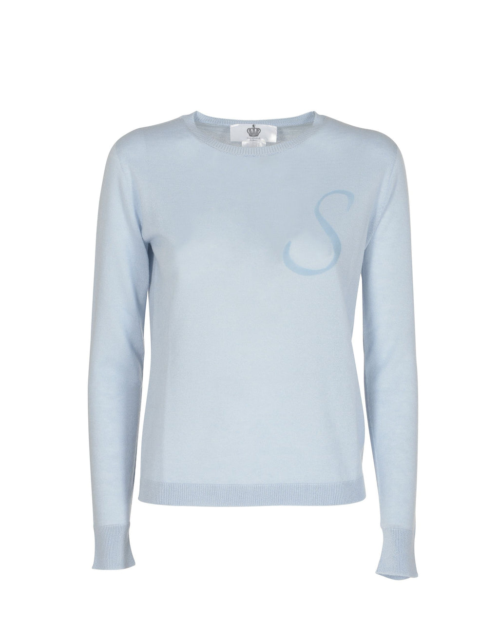 Dee Ocleppo Long Sleeve ART 004 LIGHT BLUE LETTER S