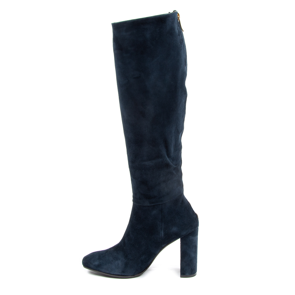 V 1969 Italia Bota alta para mujer Azul oscuro YARA