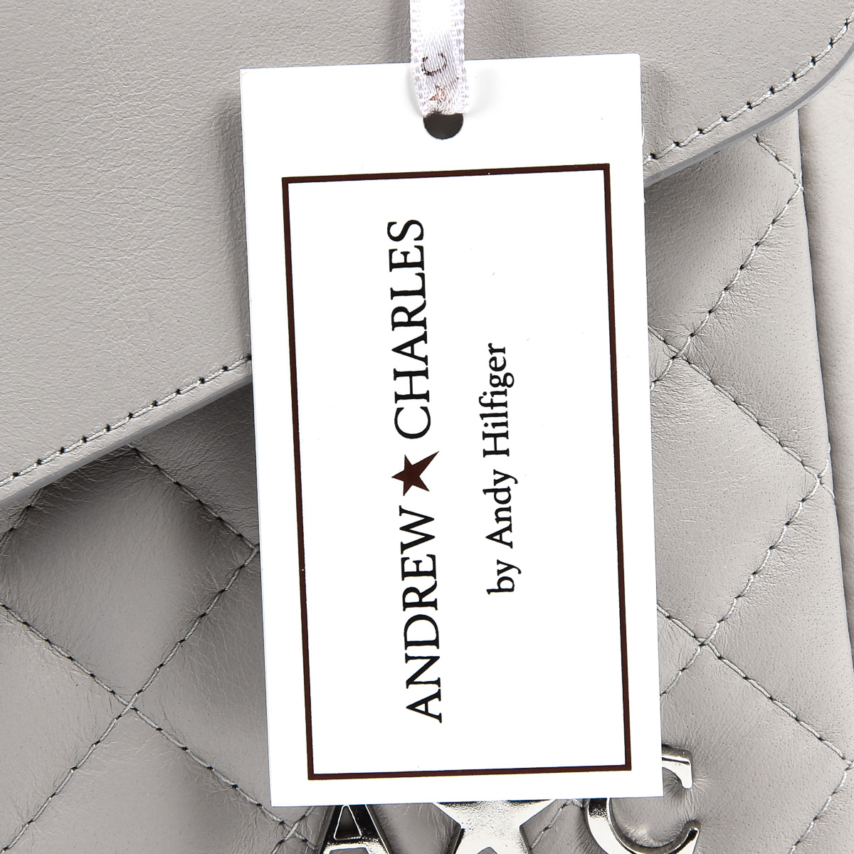 Andrew Charles Womens Handbag Grey AZALEA