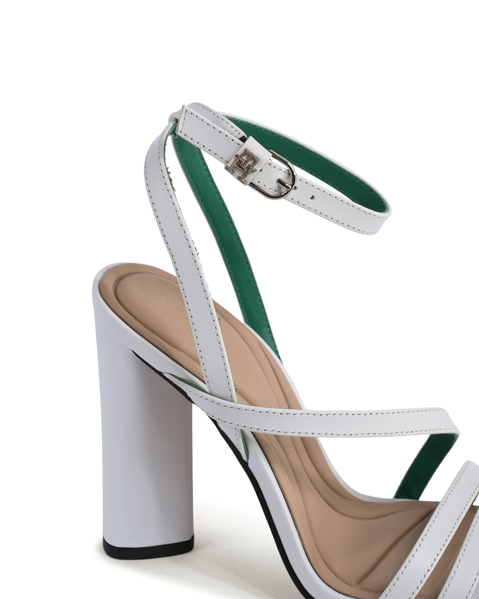 Sandalia Tommy Hilfiger para mujer blanca FW0FW07752YBL