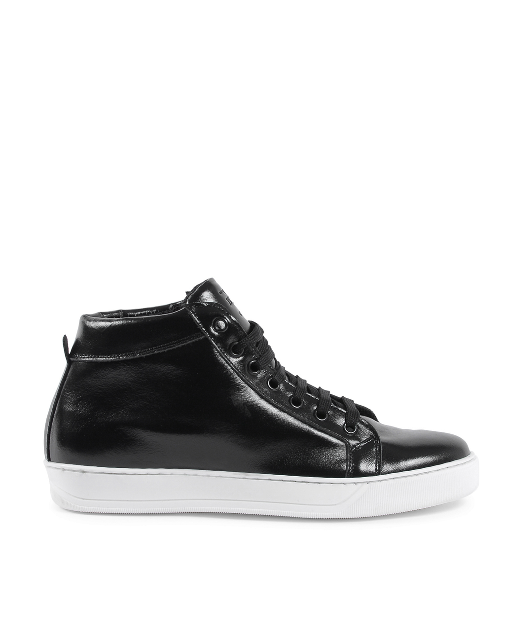 19V69 Italia Mens Sneaker Black White 2130 VITELLO NERO BIANCO