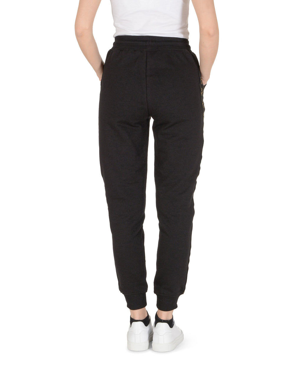 19V69 Italia Pantalones de mujer Negro BIANCA BLACK