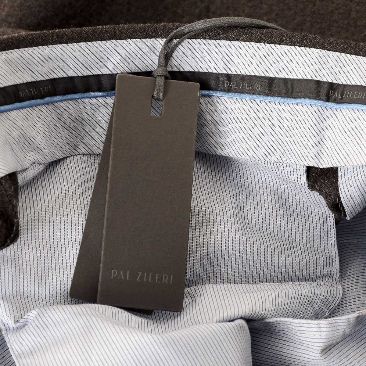 Pantalones Pal Zileri para hombre gris oscuro