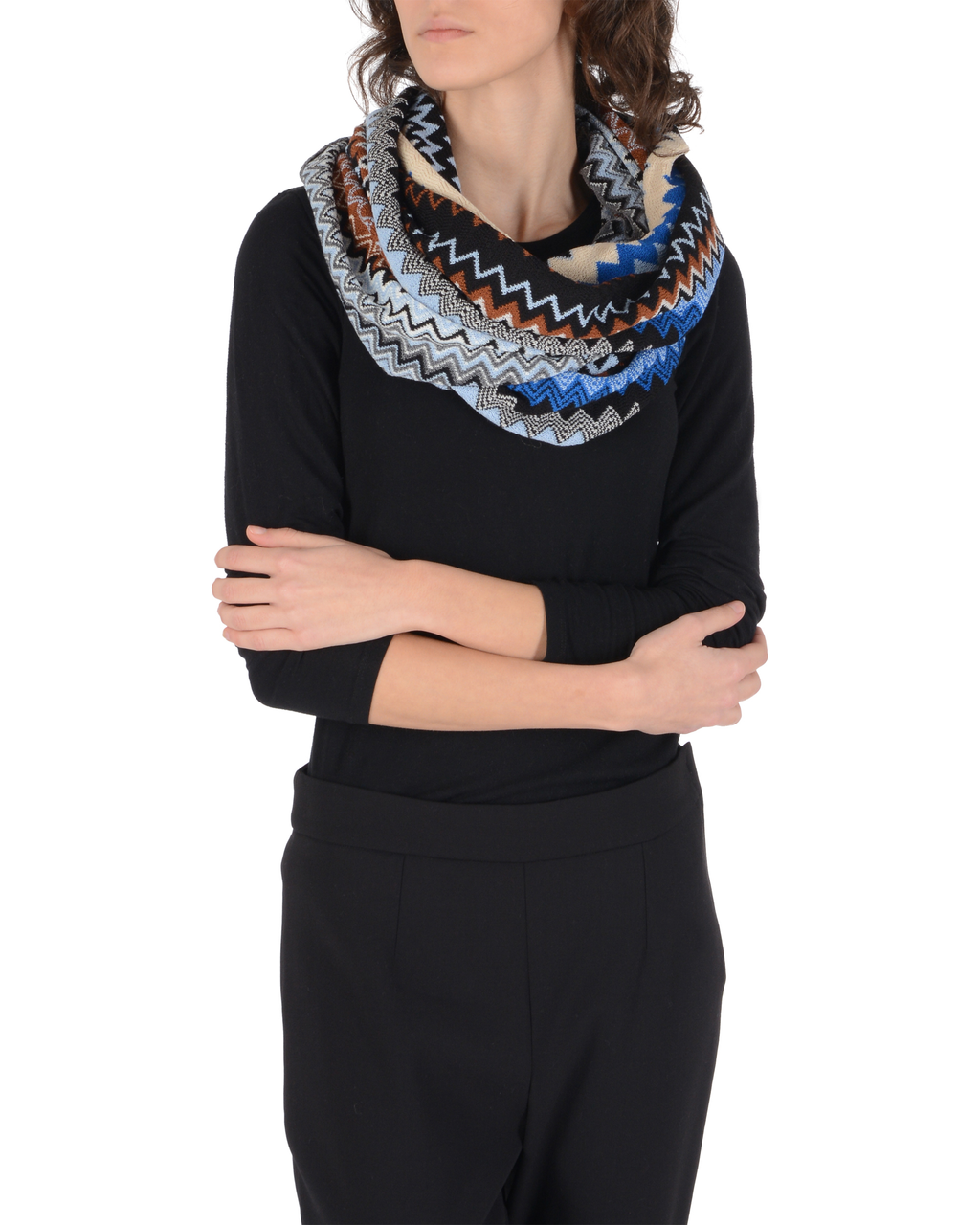 Calentador de cuello Missoni para mujer multicolor CO47WMD61060003