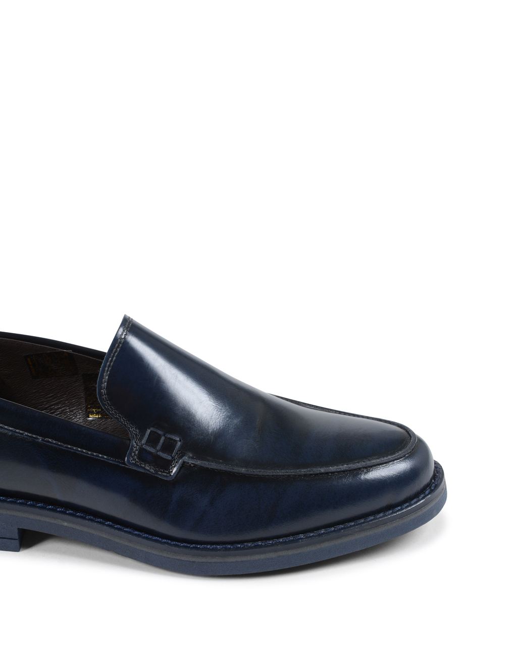 19V69 Italia Mocasín para hombre Azul 002 C ABRASIVATO AZUL