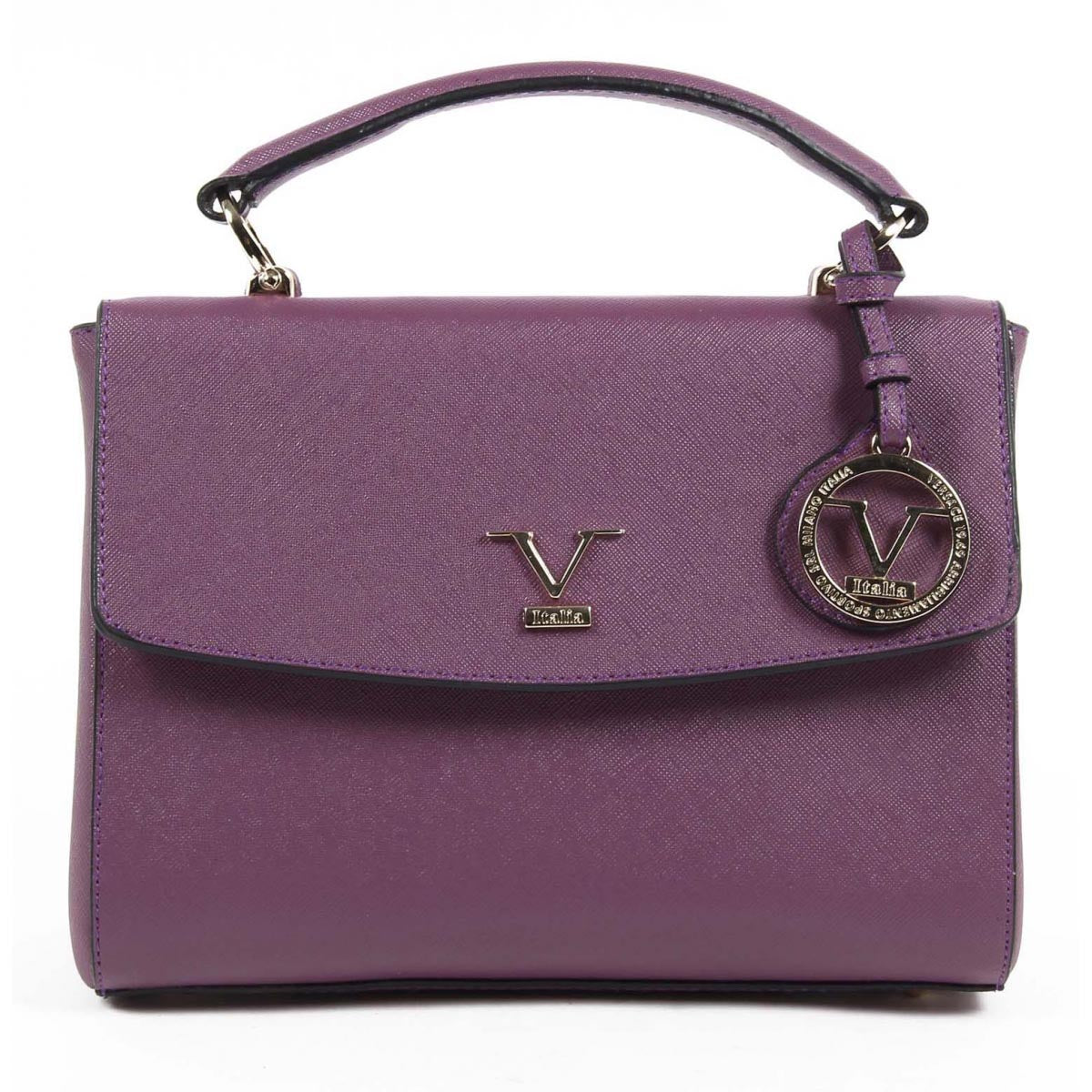 Bolso de mano para mujer V 1969 Italia VE09 PÚRPURA