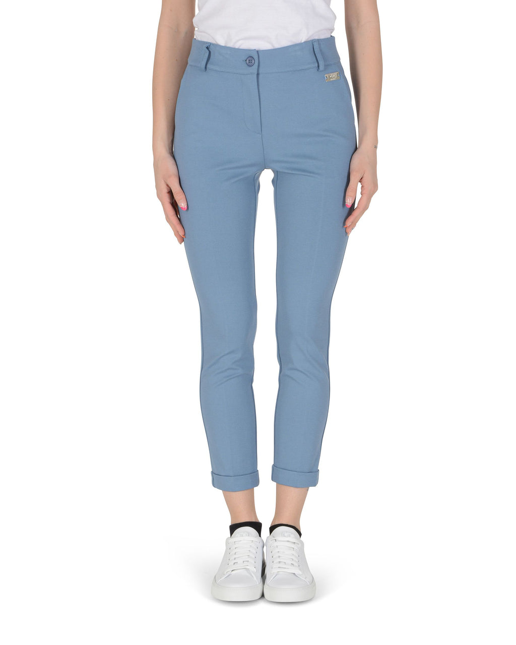 19V69 Italia Pantalones de mujer Azul claro LEA PR AZUL CLARO