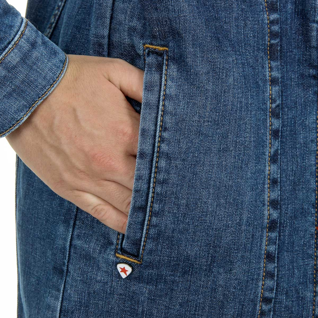 Chaqueta vaquera de manga larga para mujer de Andrew Charles LETIZIA