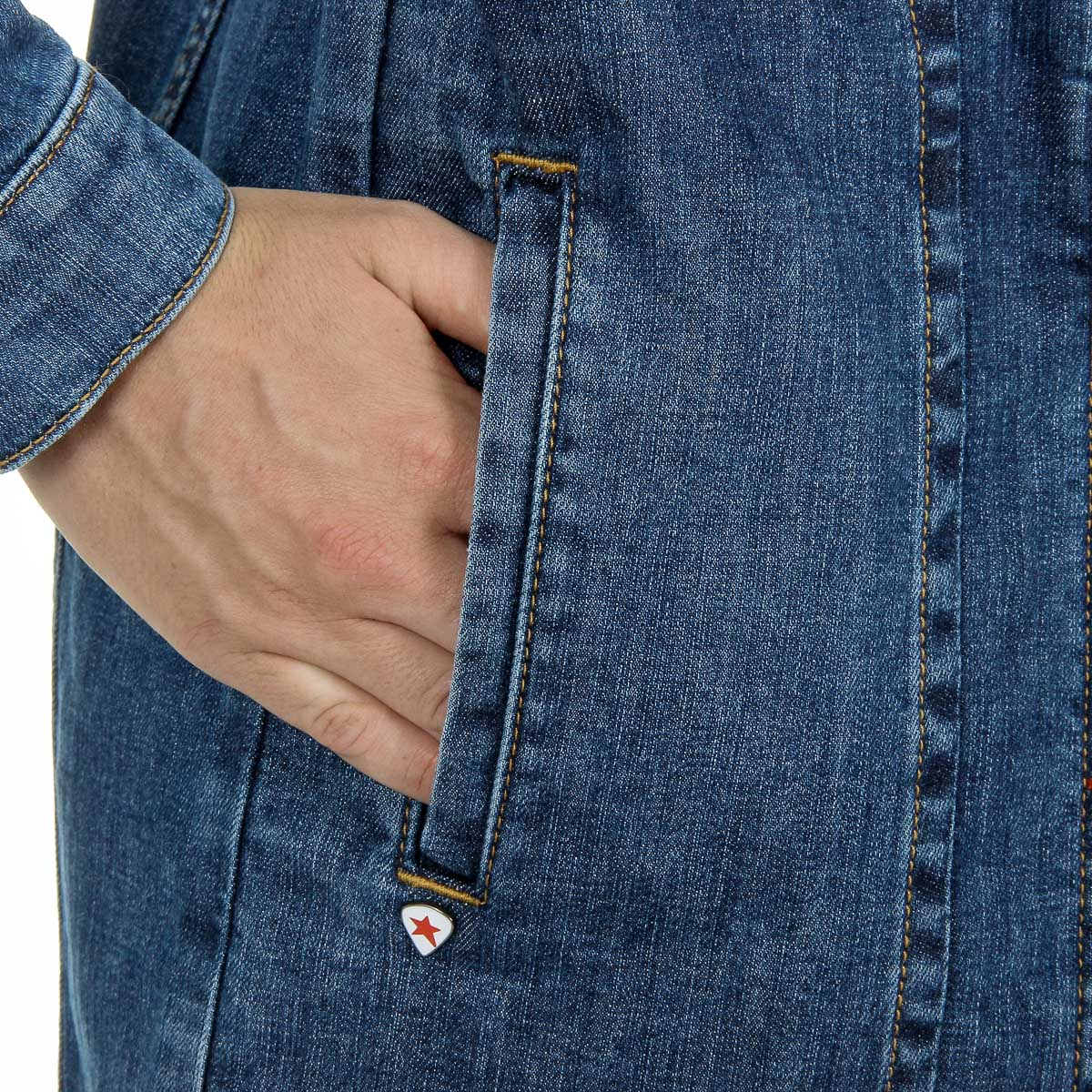 Chaqueta vaquera de manga larga para mujer de Andrew Charles LETIZIA