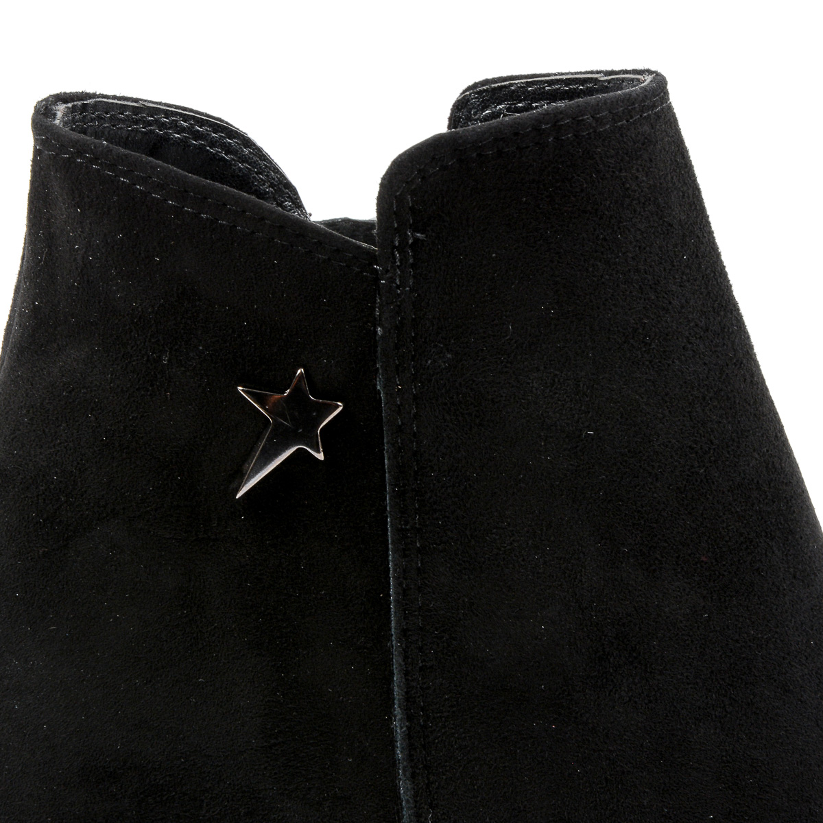 Andrew Charles Womens Heeled Ankle Boot Black SHERYL