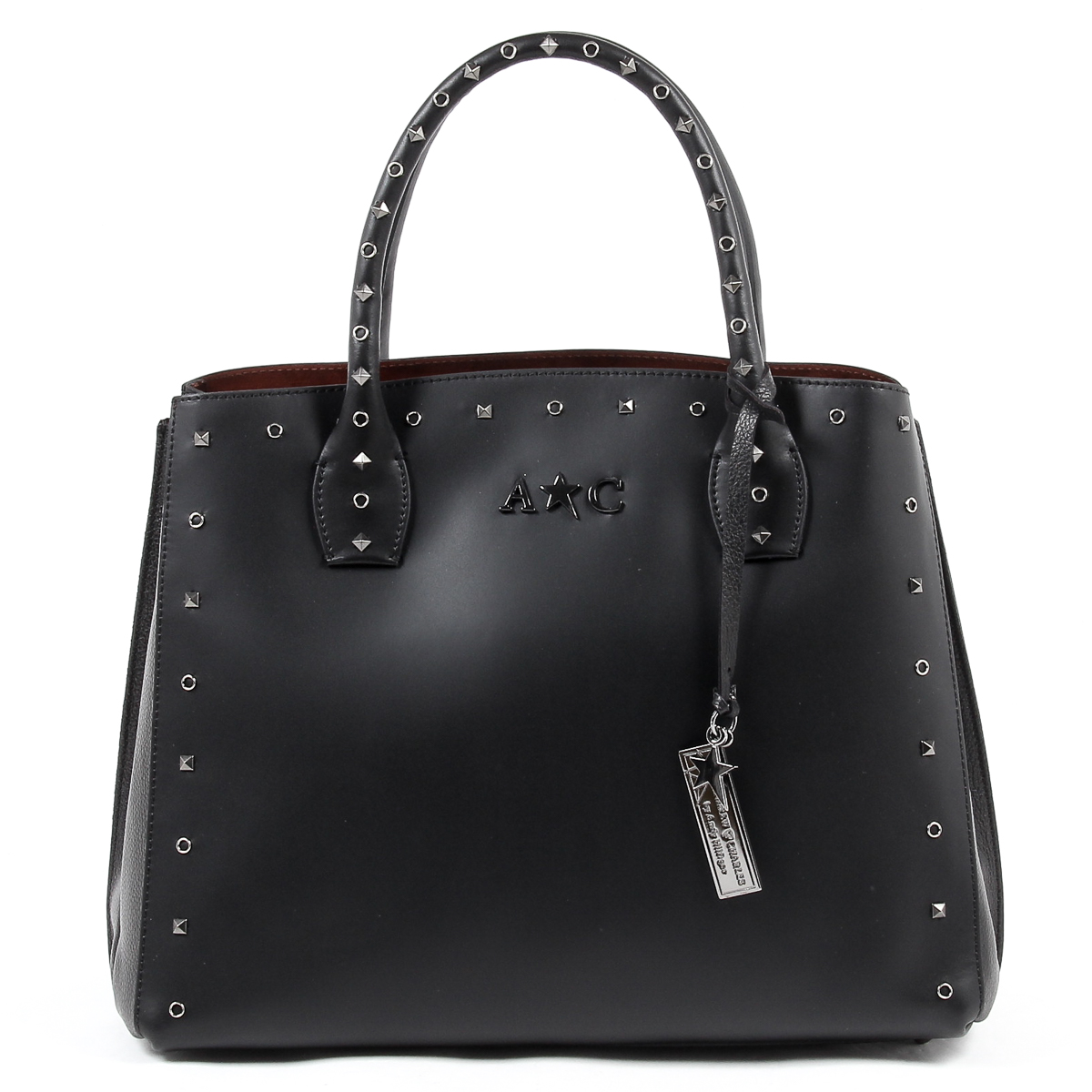 Andrew Charles Womens Handbag Black NELLY
