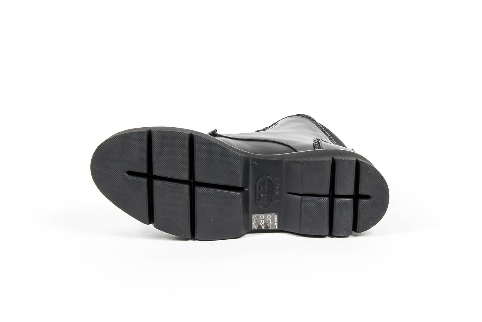 V 1969 Italia Womens Short Boot Black LEON