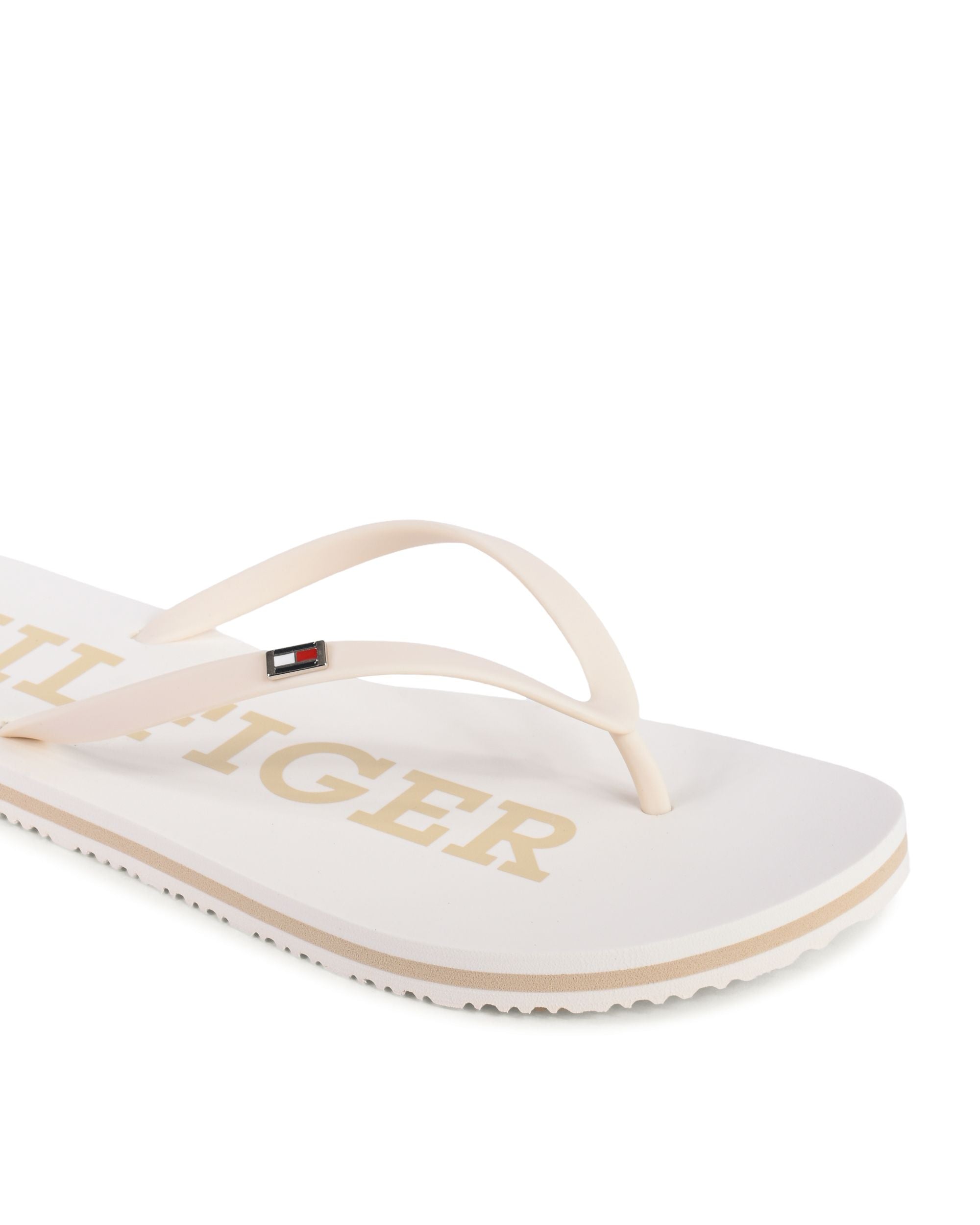 Tommy Hilfiger Womens Flip Flop Beige FW0FW07901AEF