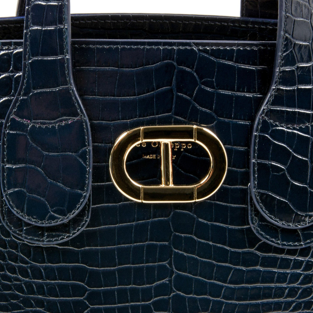 Bolso grande azul Verona Cocco