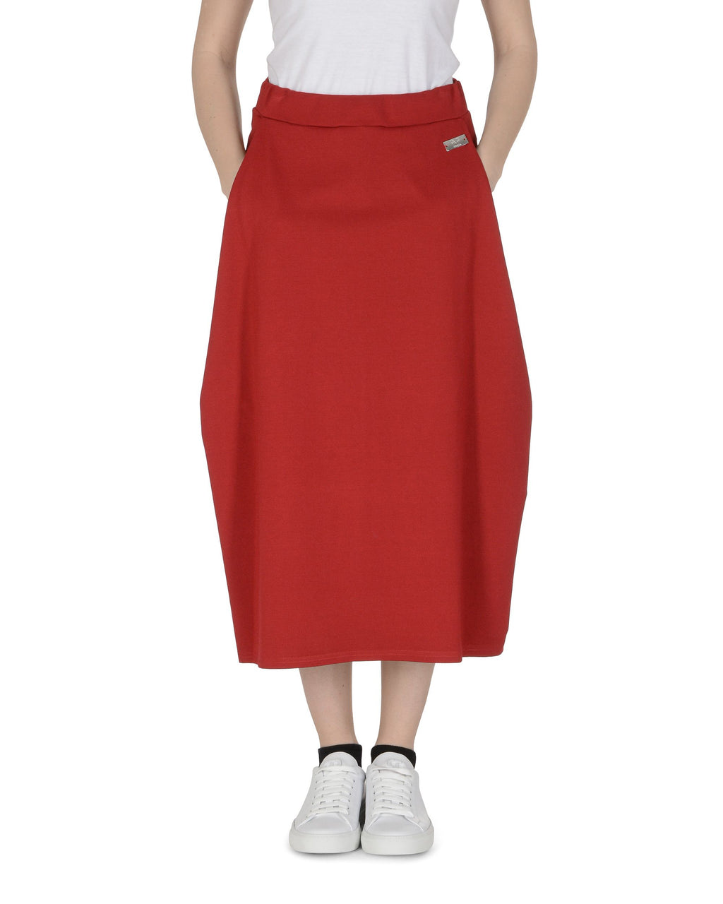 19V69 Italia Falda de mujer roja BAMBI RED