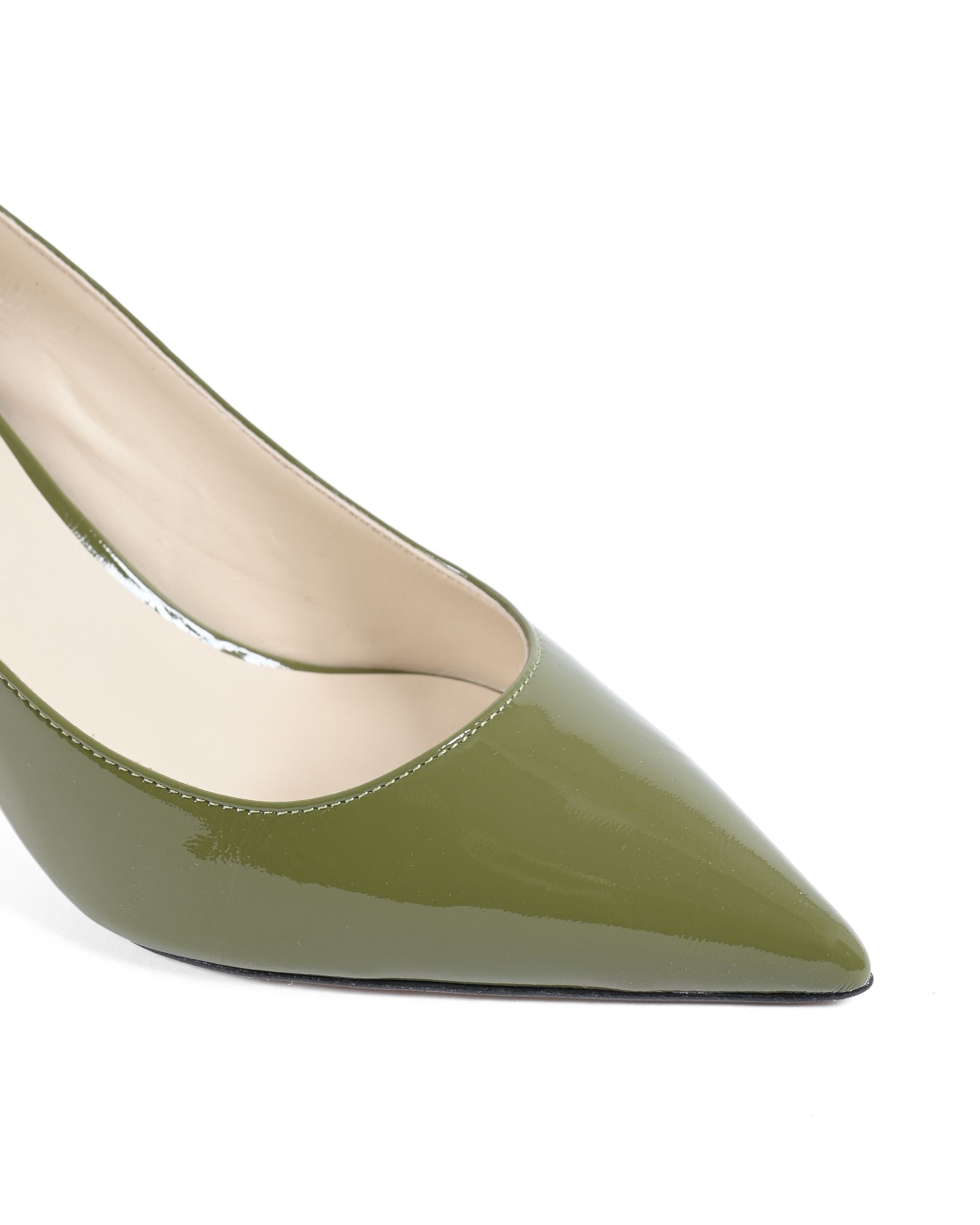 19V69 Italia Zapatos de salón para mujer Verde oscuro INES65 CHAROL VERDE