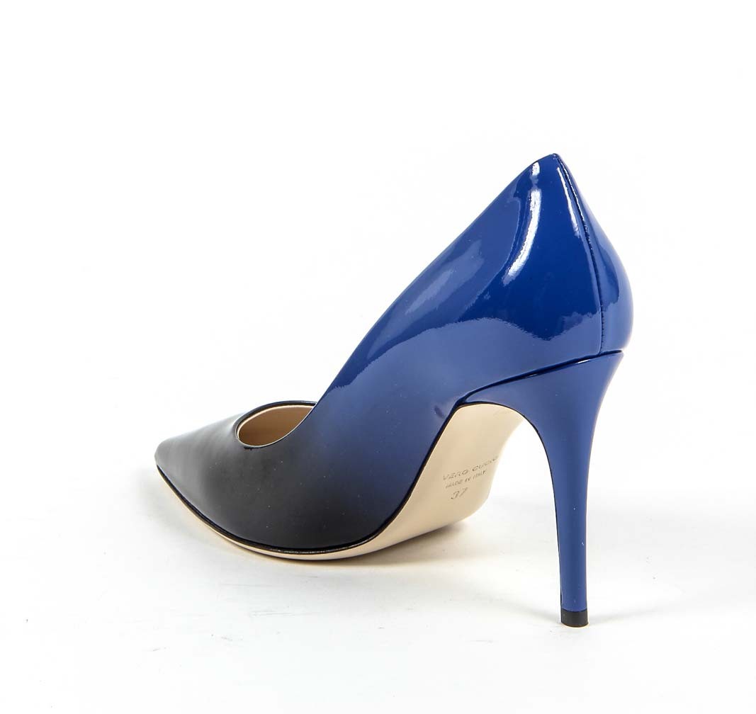 Zapatos de tacón para mujer V 1969 Italia 3104091 VERN. SFUMATO NERO-BLU