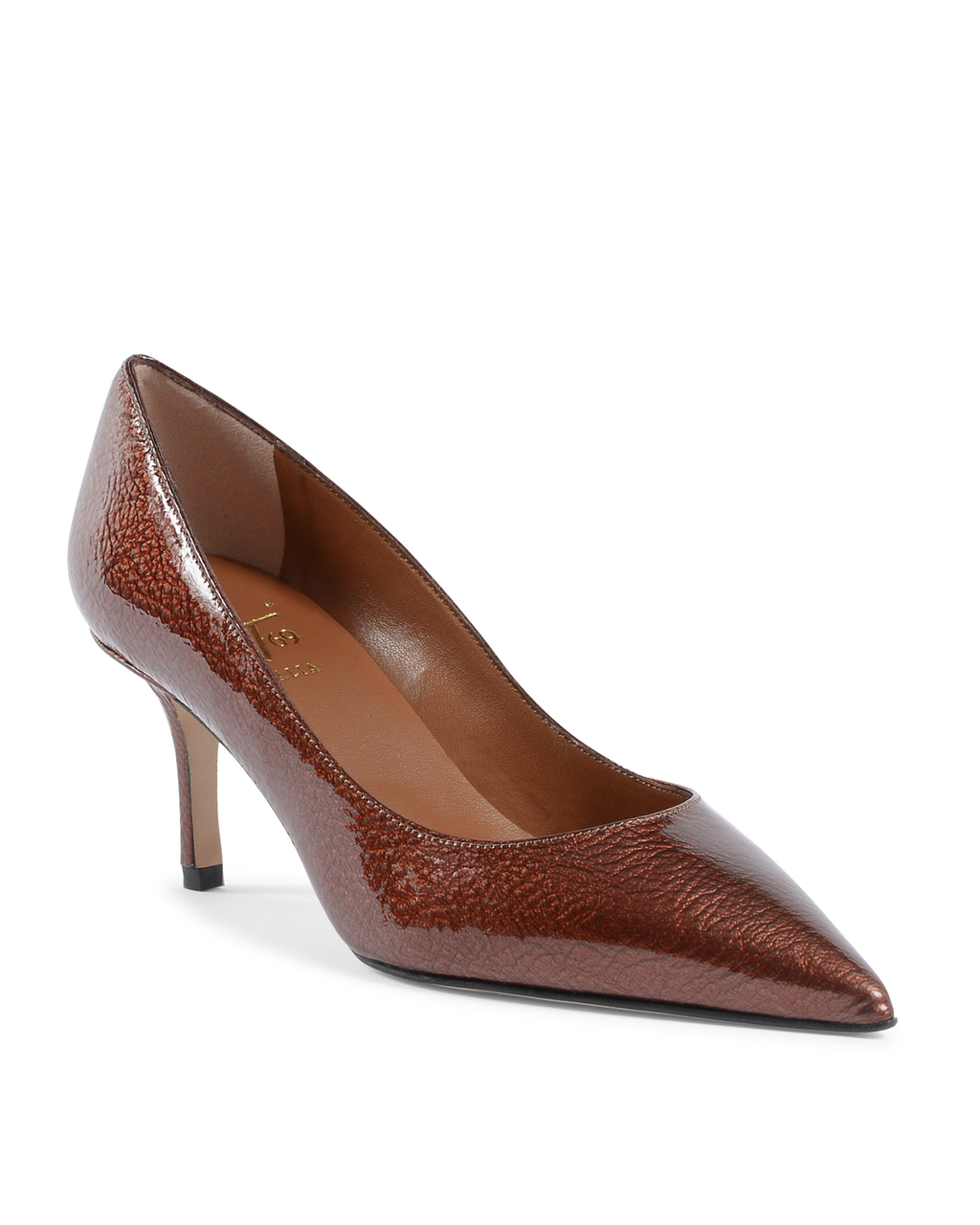 19V69 Italia Womens Pump Brown INES65 SIENA PATENT