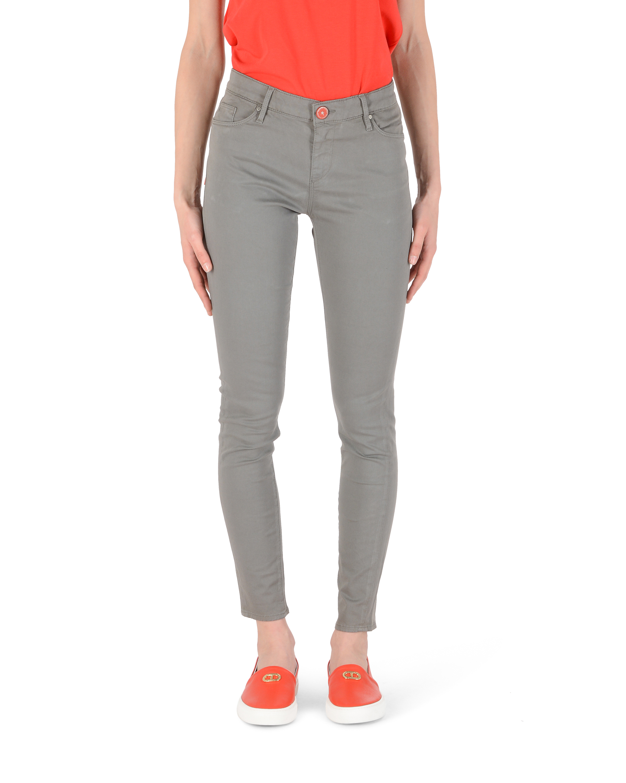 Andrew Charles Womens Trousers Slim Fit CLAIRE GREY