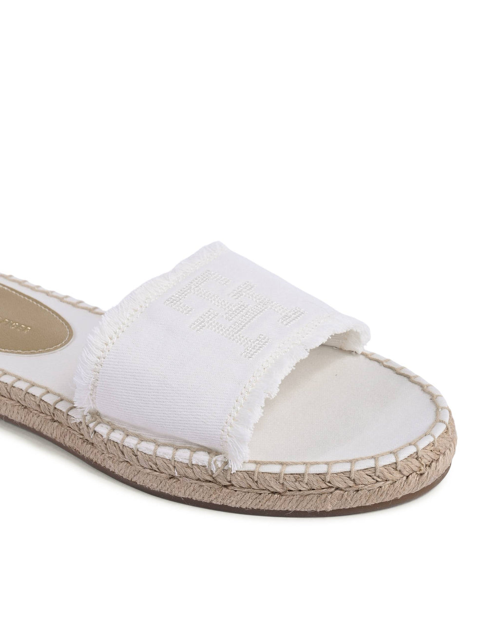 Alpargatas Tommy Hilfiger para mujer blancas FW0FW071030LE