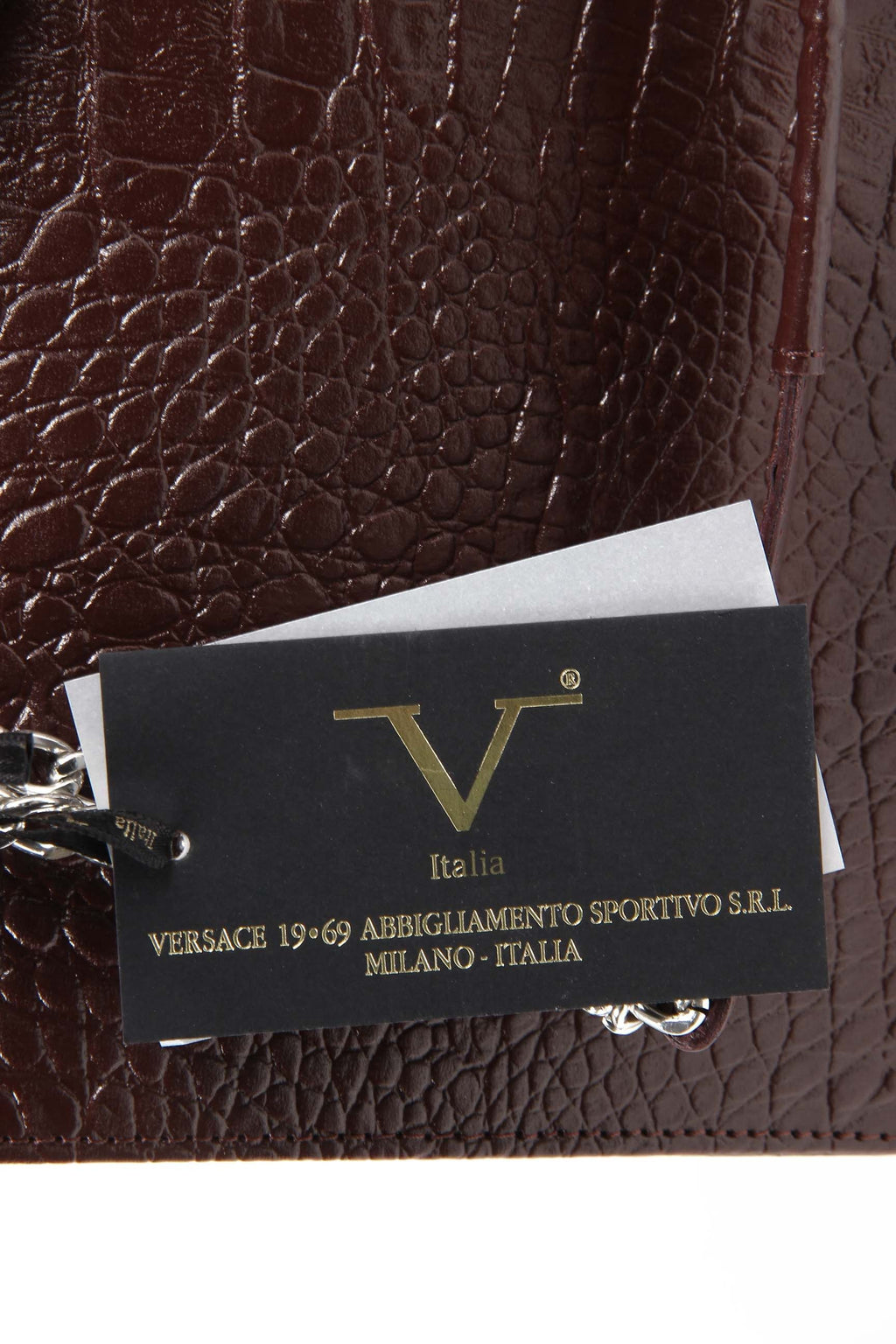 Bolso de mano para mujer V 1969 Italia ARC02 GRETA COCCO BURDEOS