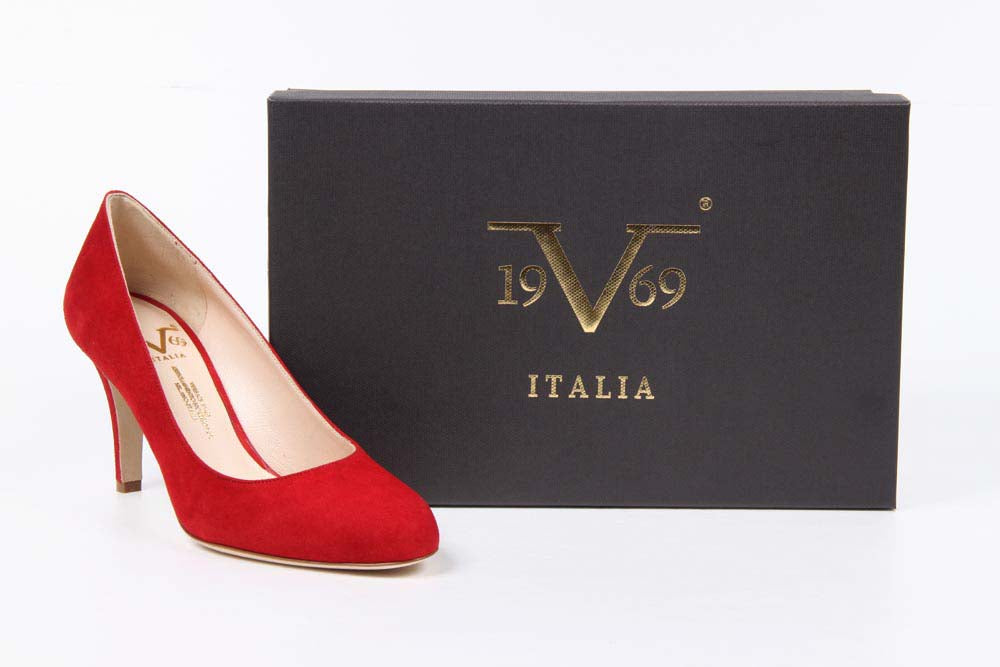 Zapatos de tacón Mujer V 1969 Italia 4665 GAE PECAM15RO CAMOSCIO ROSSO