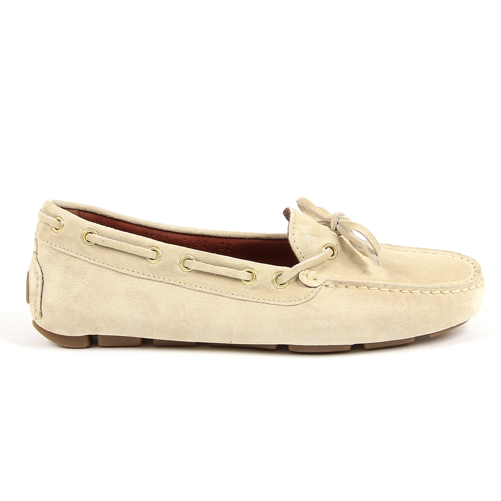 Mocasín Andrew Charles para mujer Beige CAMILLA