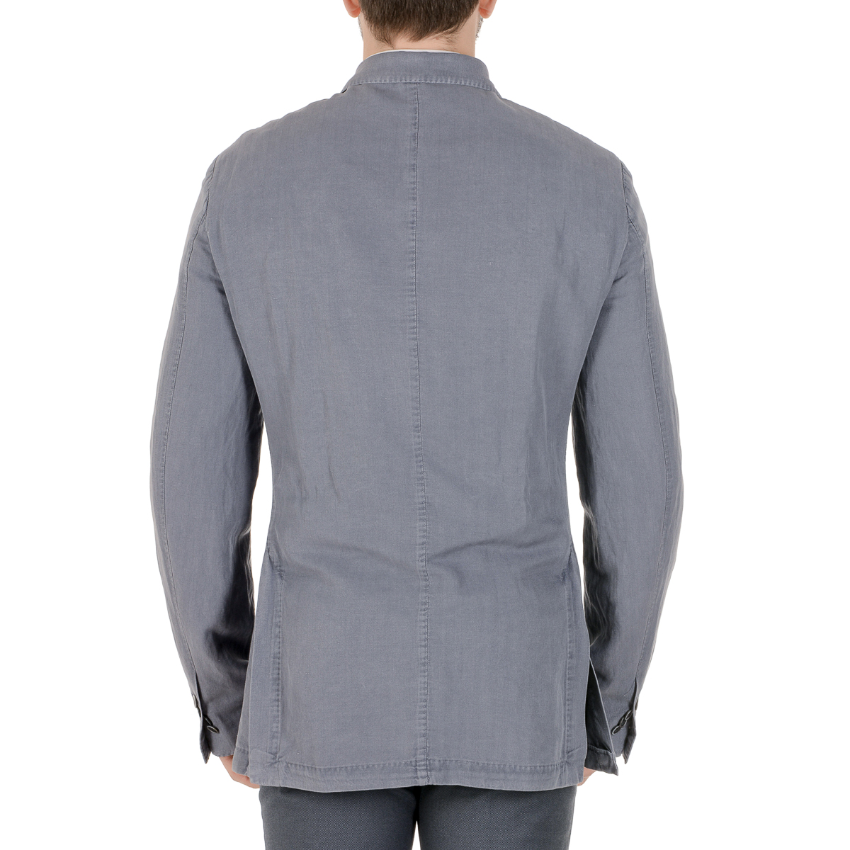Corneliani Mens Jacket Long Sleeves Light Blue
