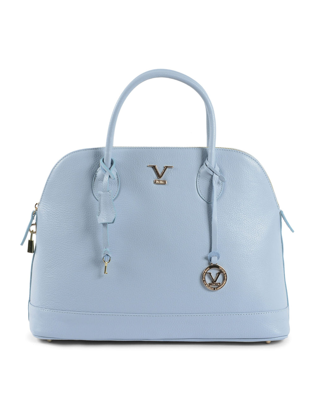 V Italia Womens Handbag Light Blue BC10880 DOLLARO CELESTE