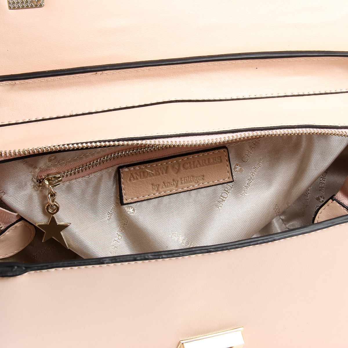 Bolso de mano Andrew Charles para mujer, color rosa, JAIME