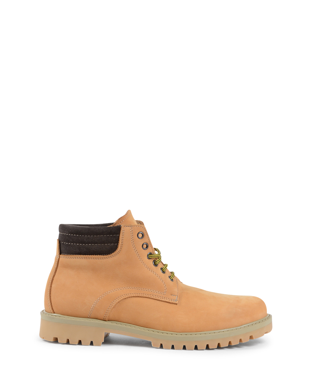 19V69 Italia - Botines para hombre, color amarillo 2648 NABUK SENAPE