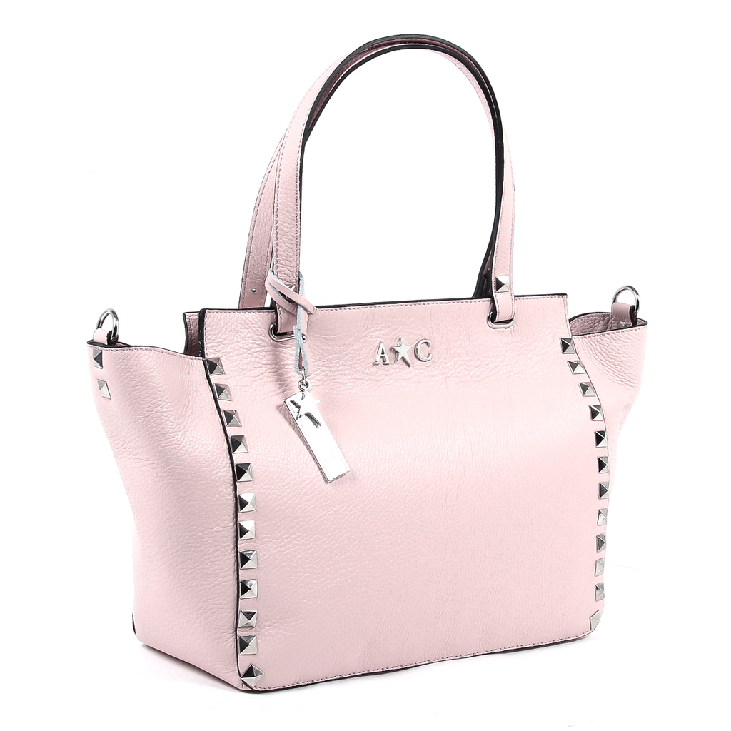 Andrew Charles Womens Handbag Pink JASMIN
