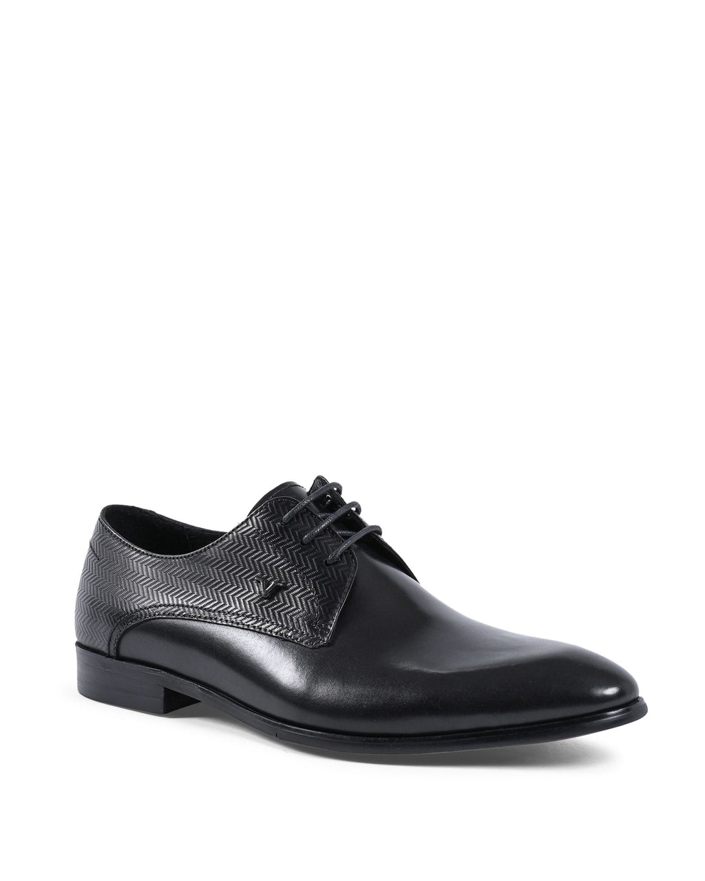 19V69 Italia Zapatos con cordones para hombre Negro YO 722-1-37 A NEGRO