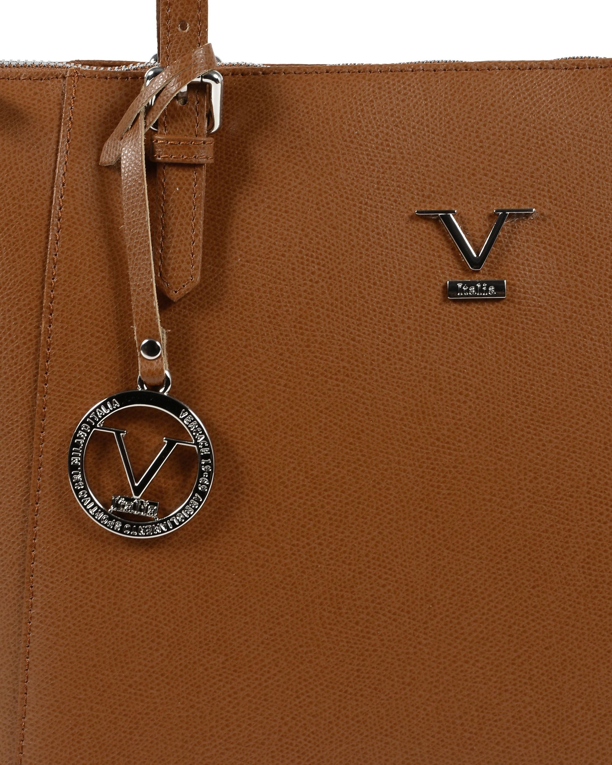 Bolso De Hombro Mujer V Italia Bronceado V09 PALMELLATO CUOIO