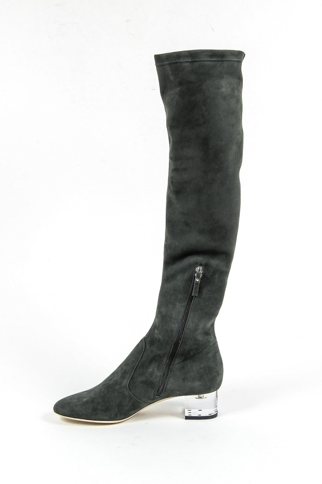 Bota alta mujer V 1969 Italia 3123667 CAMOSCIO VERDE FERMO