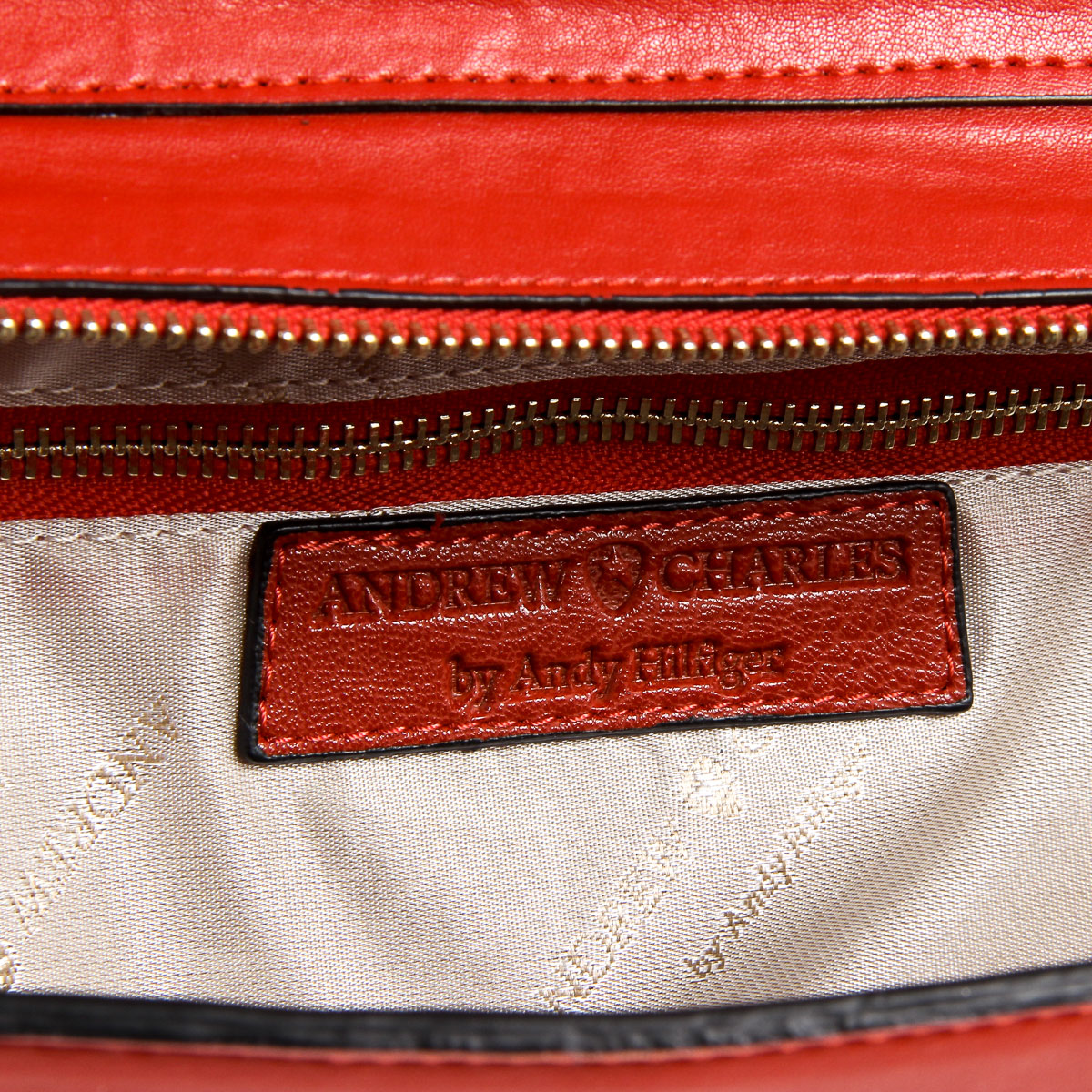 Bolso de mano Andrew Charles para mujer, color rojo, JAIME