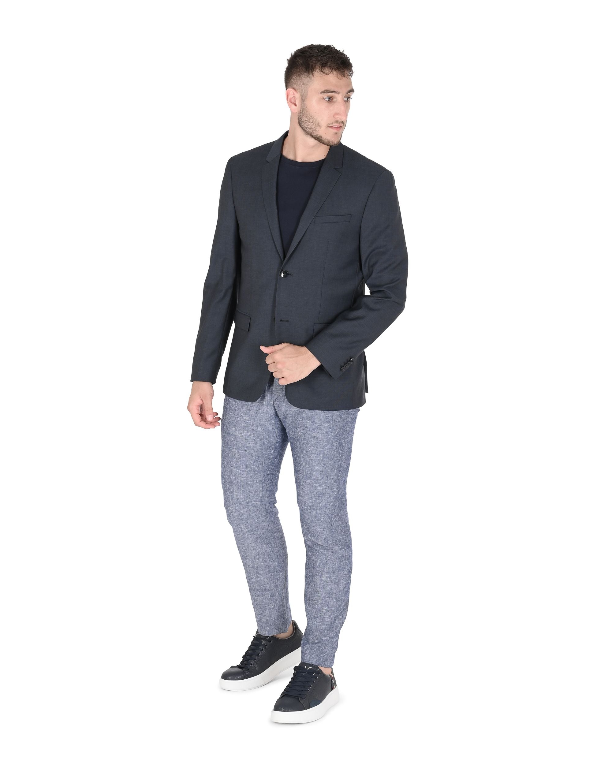 Calvin Klein Mens Blazer Blue K1IK101985480