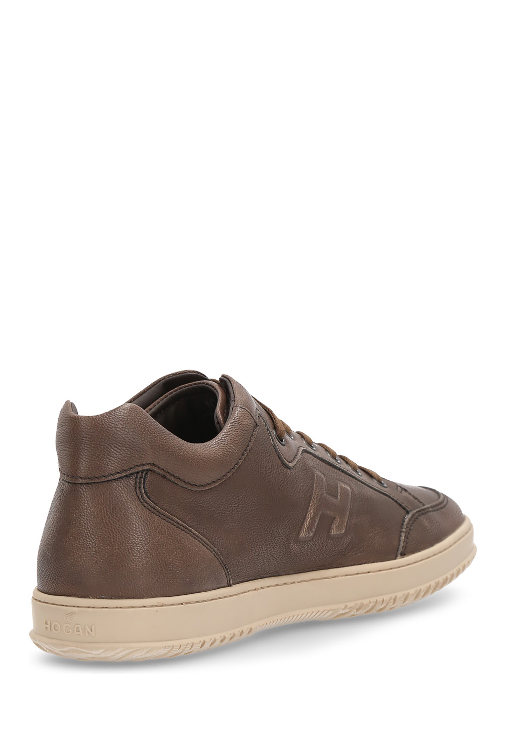 Hogan Mens Sneaker Brown HXM1680D21077VJC407