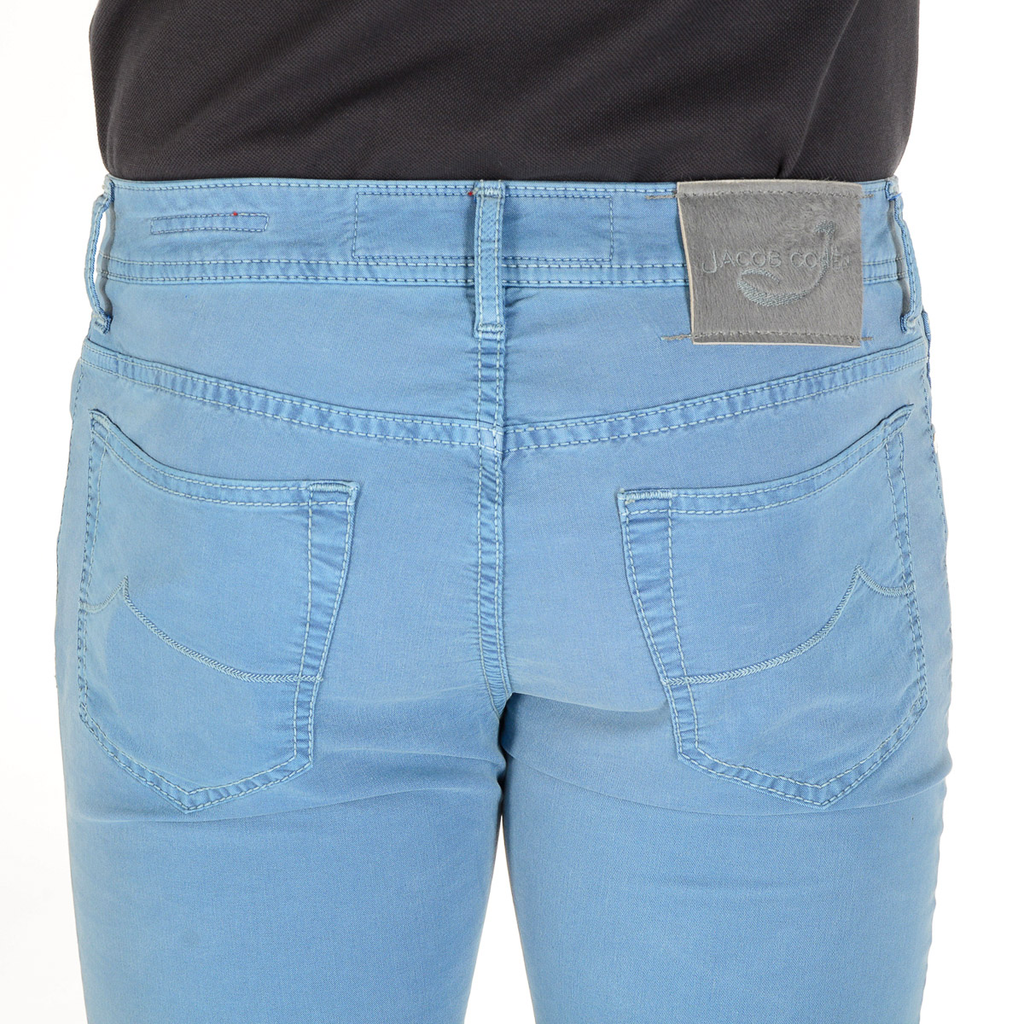 Jacob Cohen Mens Pants J688 Light Blue