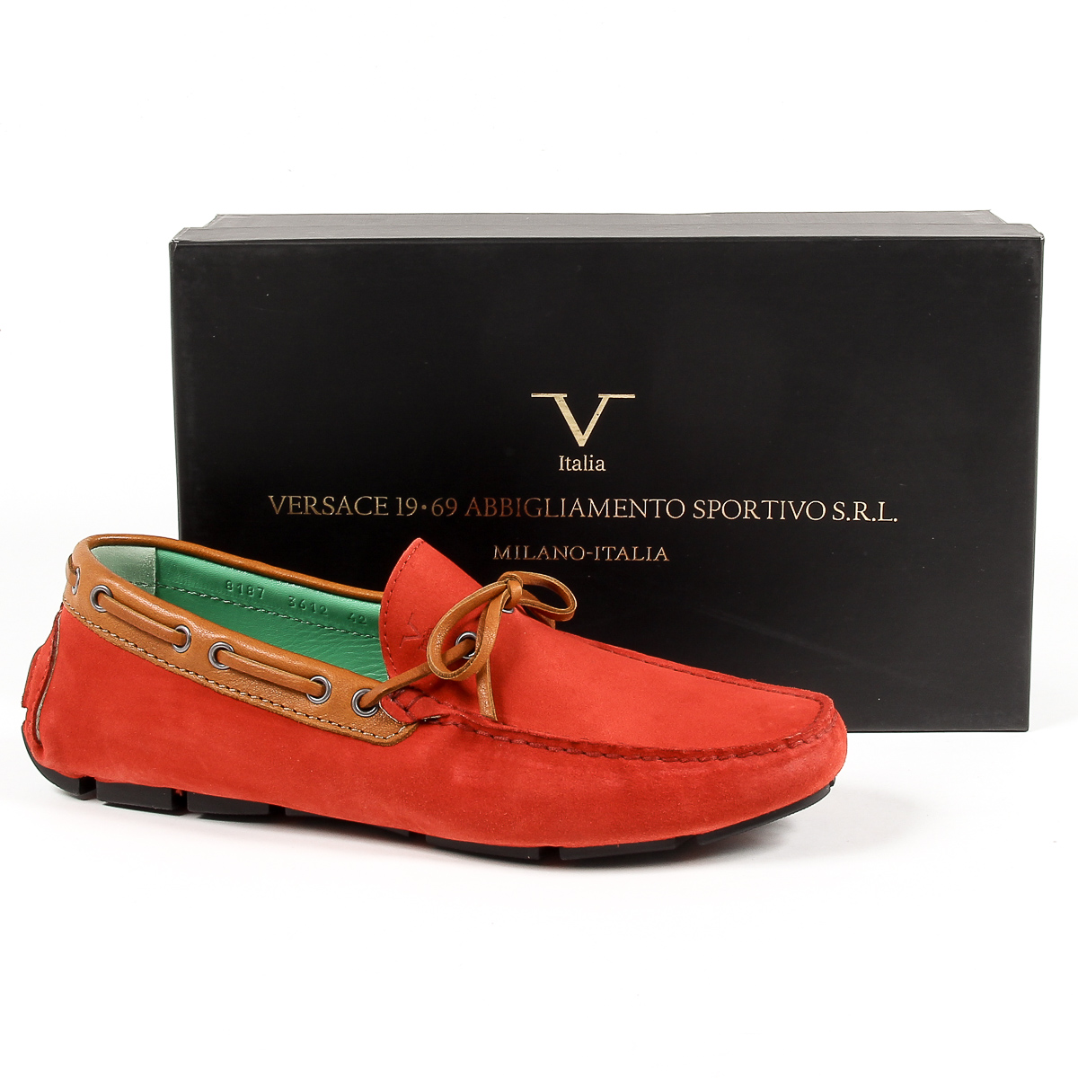 V 1969 Italia Mens Loafer Red MATTEW