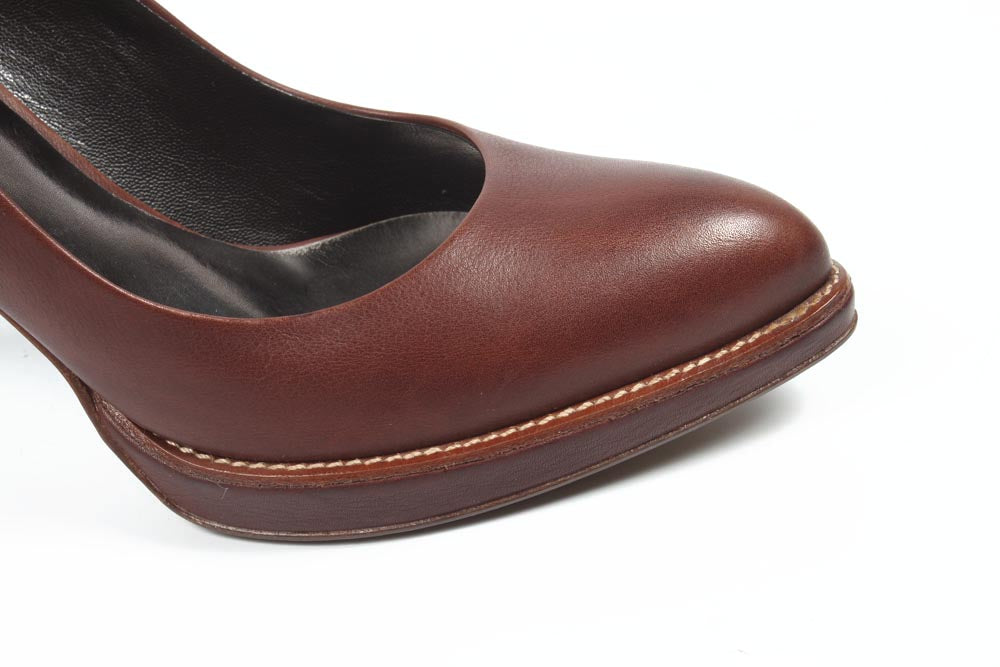 Zapatos de salón para mujer Sebastian Milano S4035 LOS ANGELES BOTTOLATO TG MARR-CIOCC