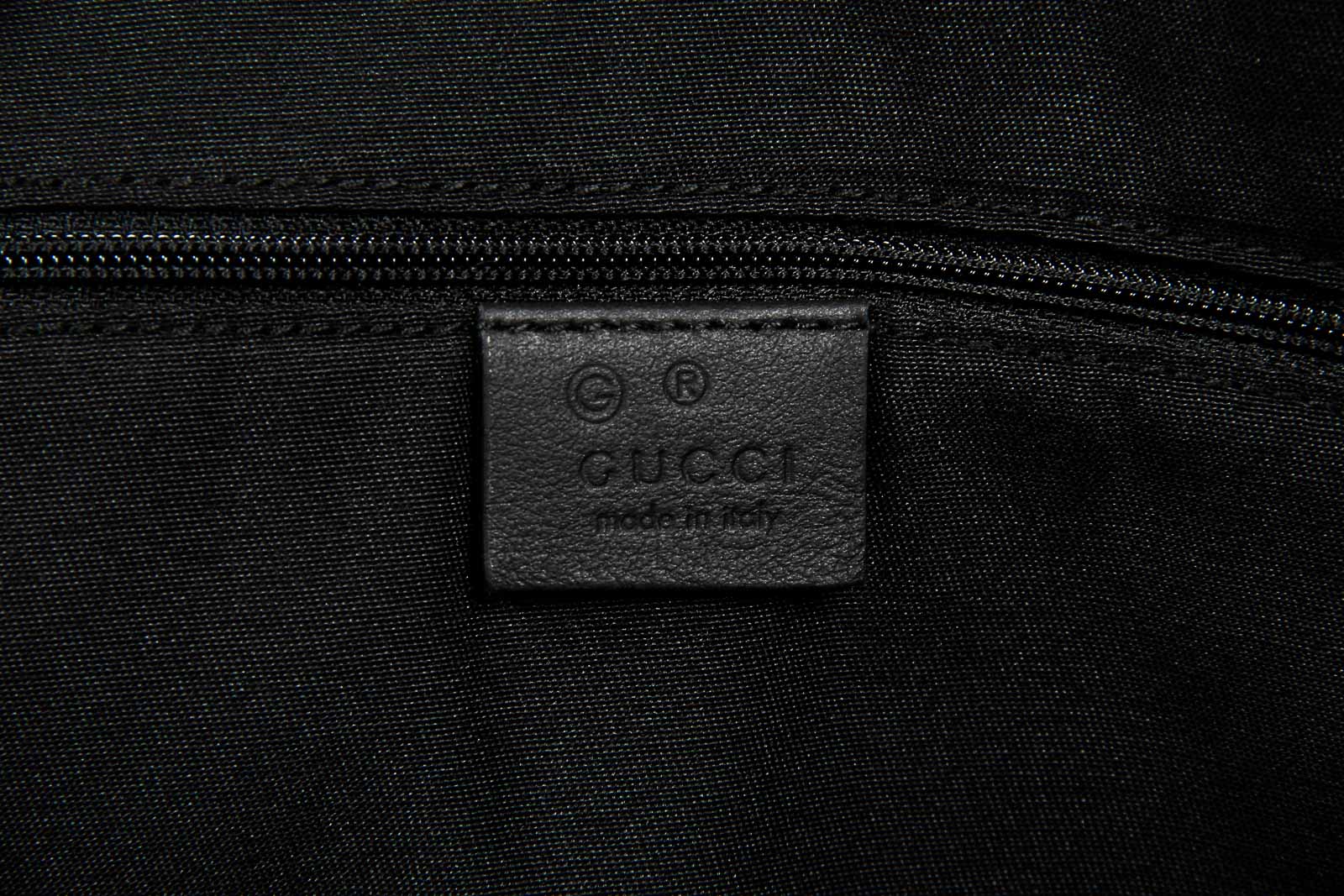 Bolso de mano Gucci de piel de bambú con GG Guccissima para mujer