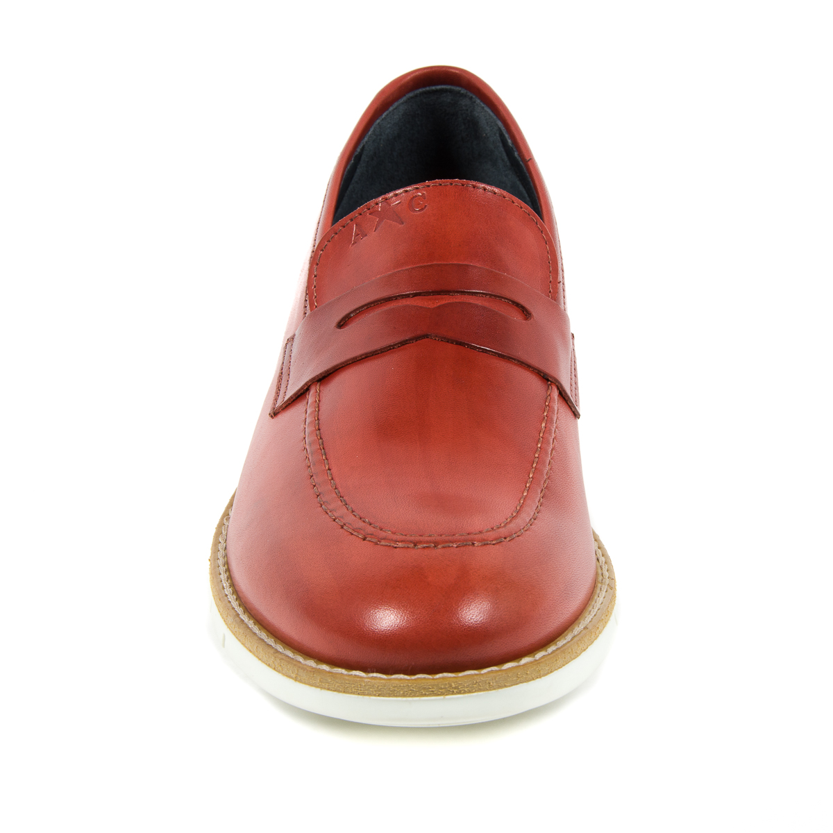 Mocasín Andrew Charles para hombre rojo SEAN