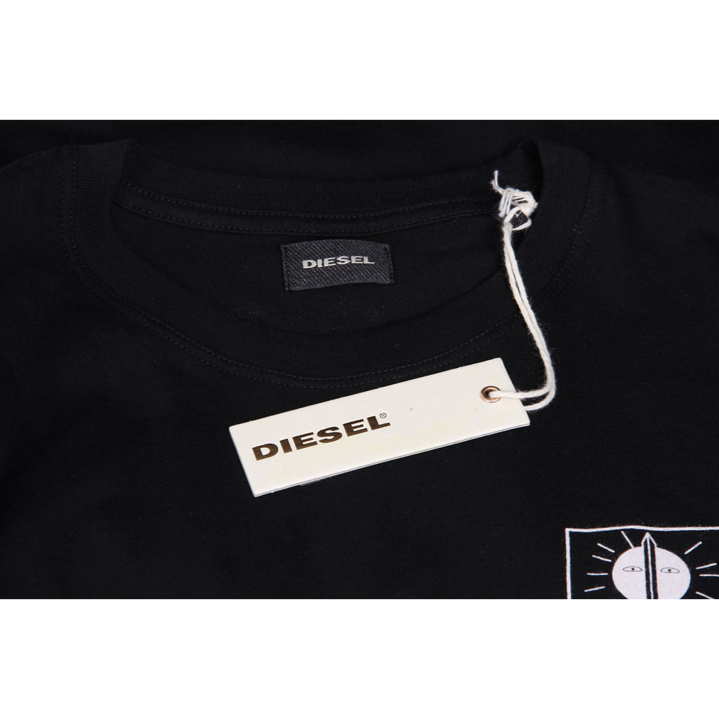 Diesel Mens T-Shirt Short Sleeves Round Neck 00SHC0 0JAHZ 900 T-OKE