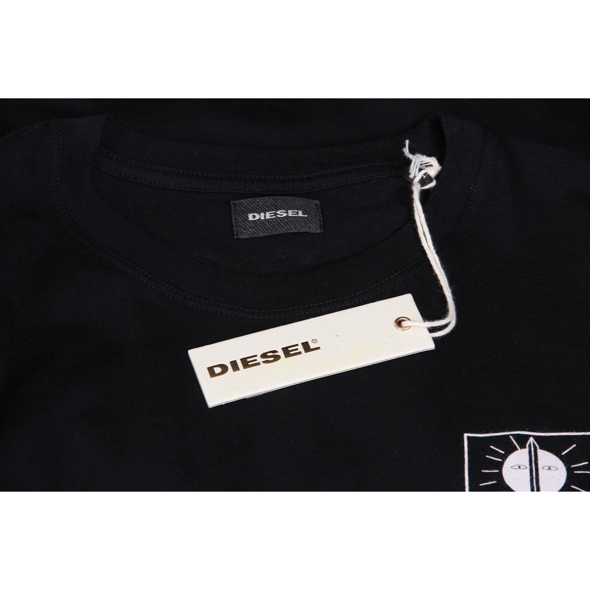 Diesel Mens T-Shirt Short Sleeves Round Neck 00SHC0 0JAHZ 900 T-OKE