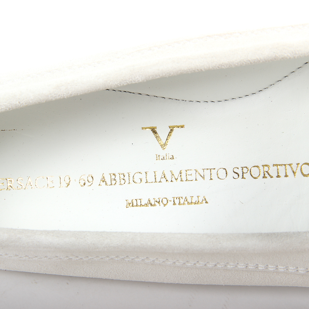 Mocasines V 1969 Italia para mujer, color blanco, AMALFI